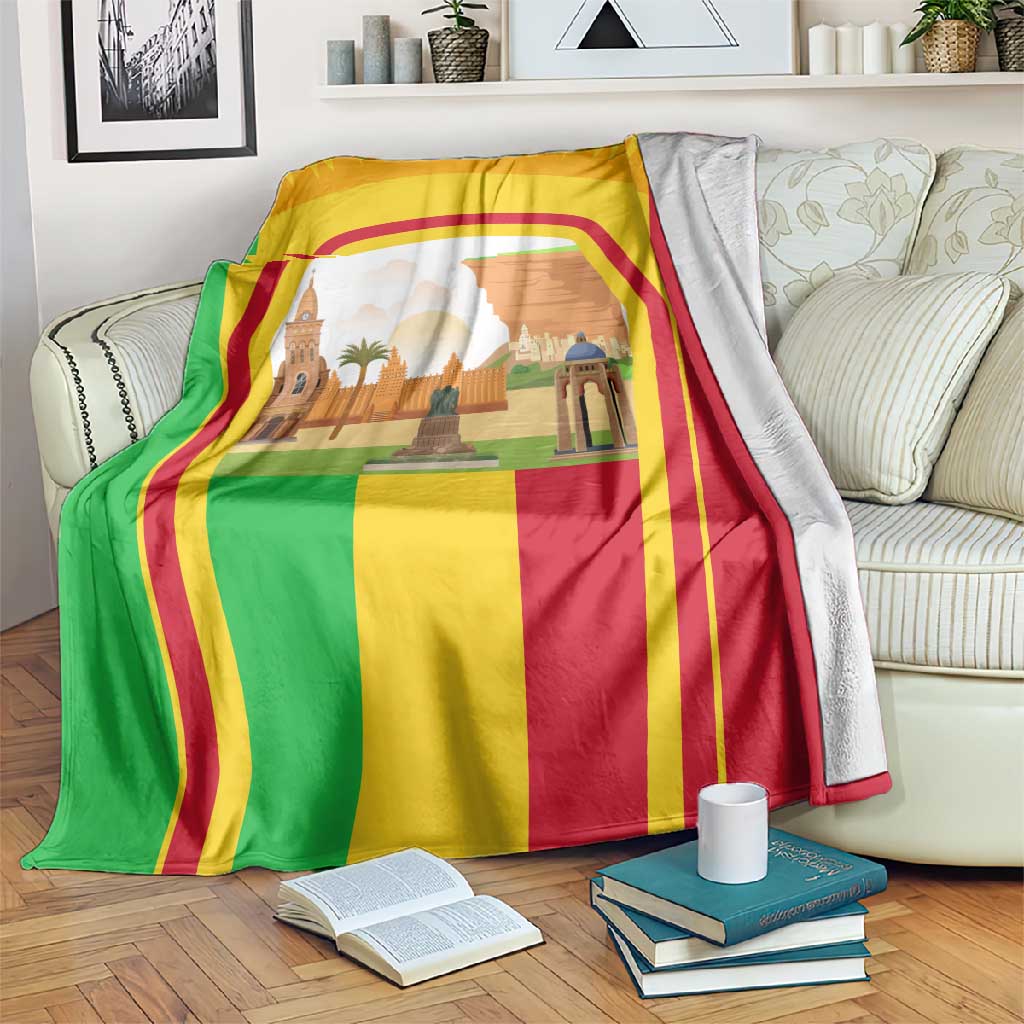 I Love Mali Blanket Famous Tourist Destinations TS04