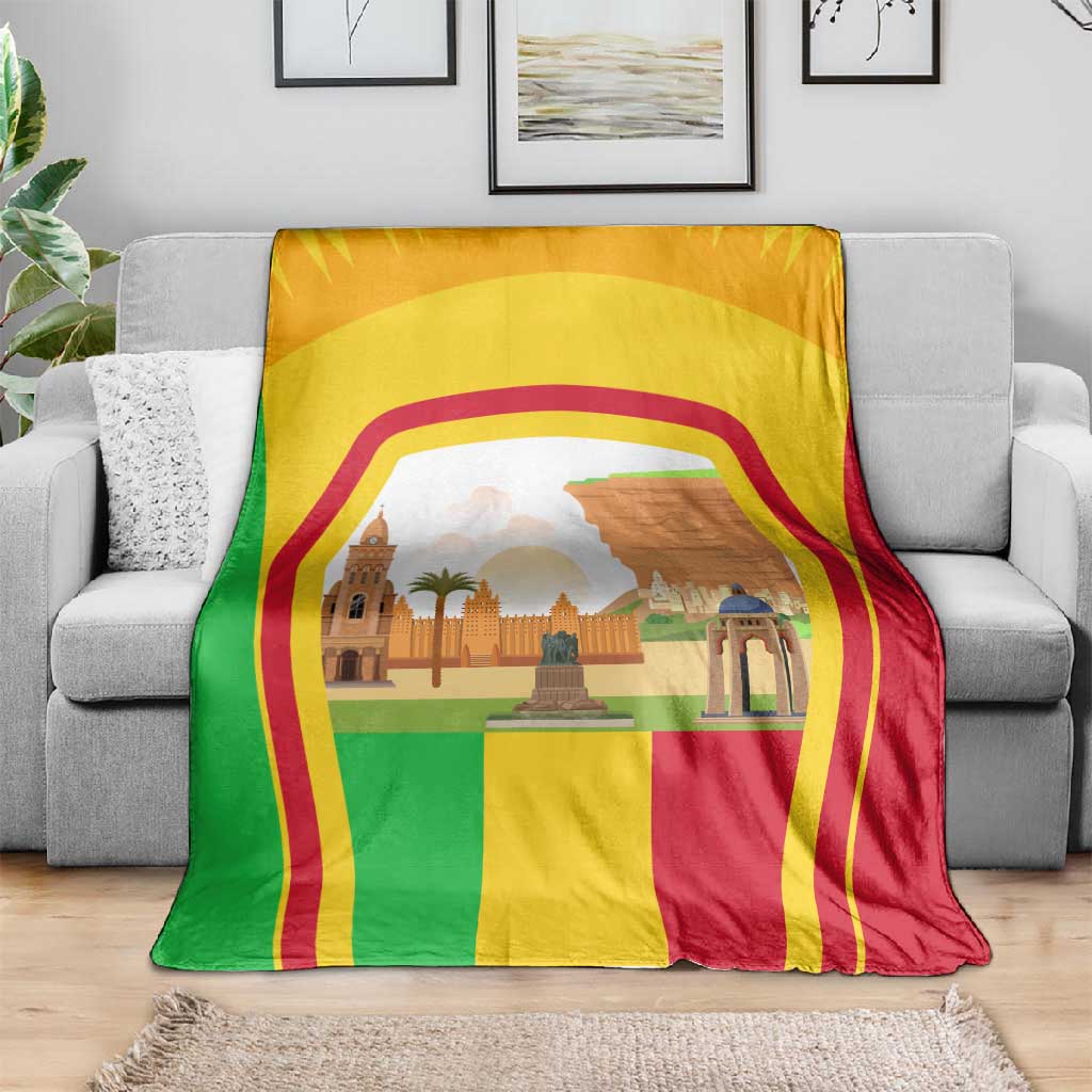I Love Mali Blanket Famous Tourist Destinations TS04
