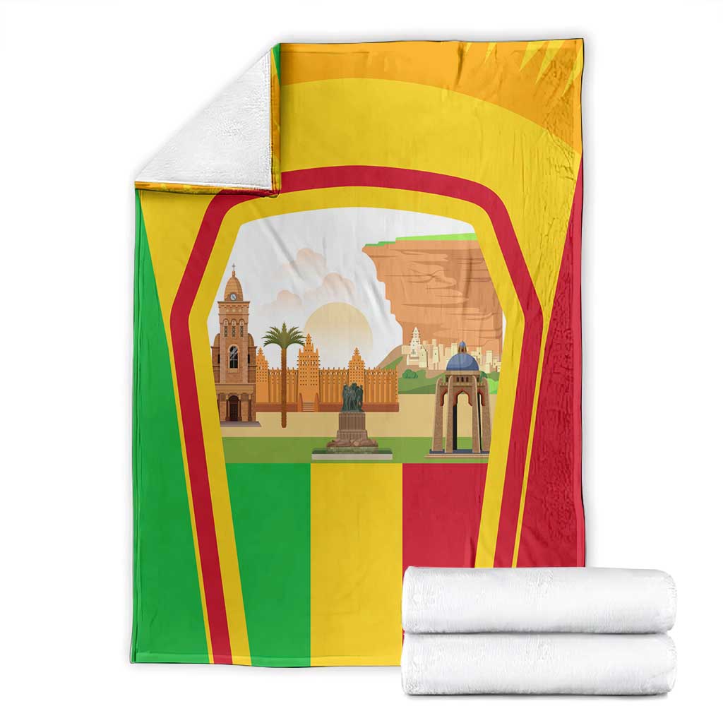 I Love Mali Blanket Famous Tourist Destinations TS04
