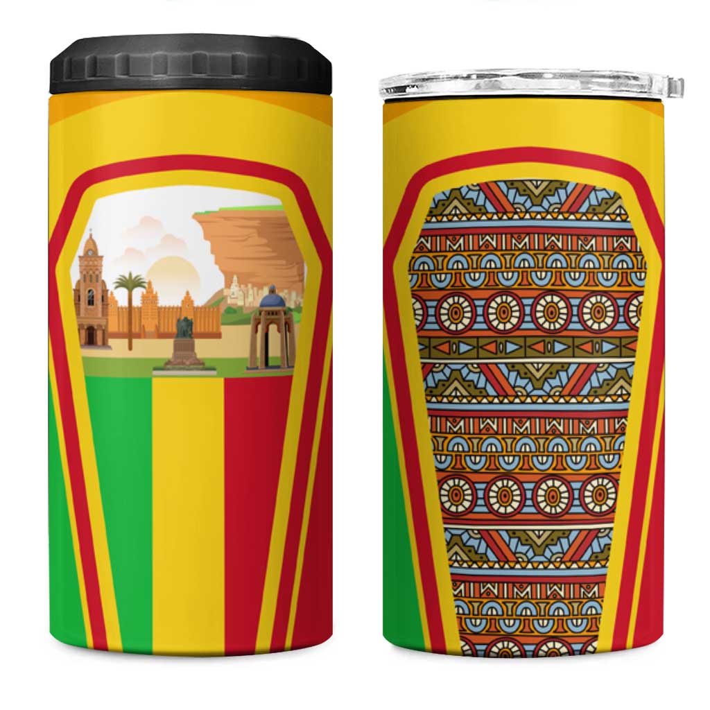 I Love Mali 4 in 1 Can Cooler Tumbler Famous Tourist Destinations TS04