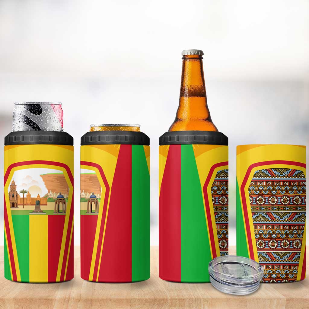 I Love Mali 4 in 1 Can Cooler Tumbler Famous Tourist Destinations TS04