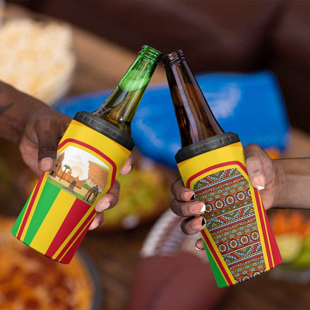 I Love Mali 4 in 1 Can Cooler Tumbler Famous Tourist Destinations TS04