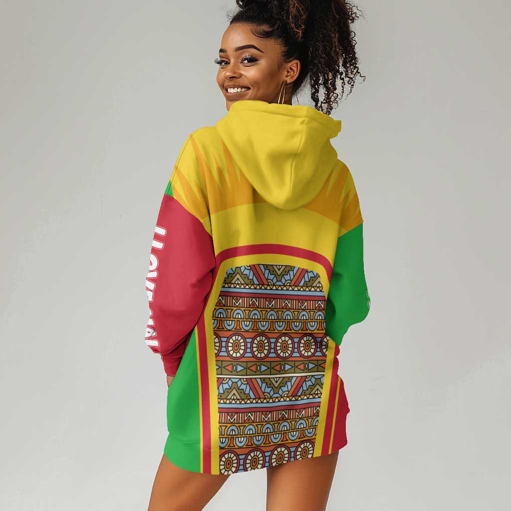 I Love Mali Hoodie Dress Famous Tourist Destinations TS04