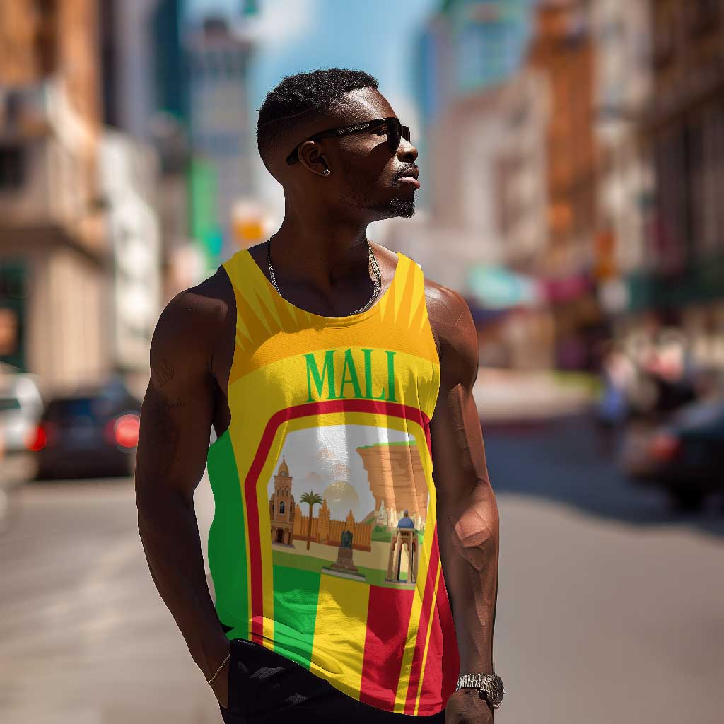 I Love Mali Men Tank Top Famous Tourist Destinations TS04
