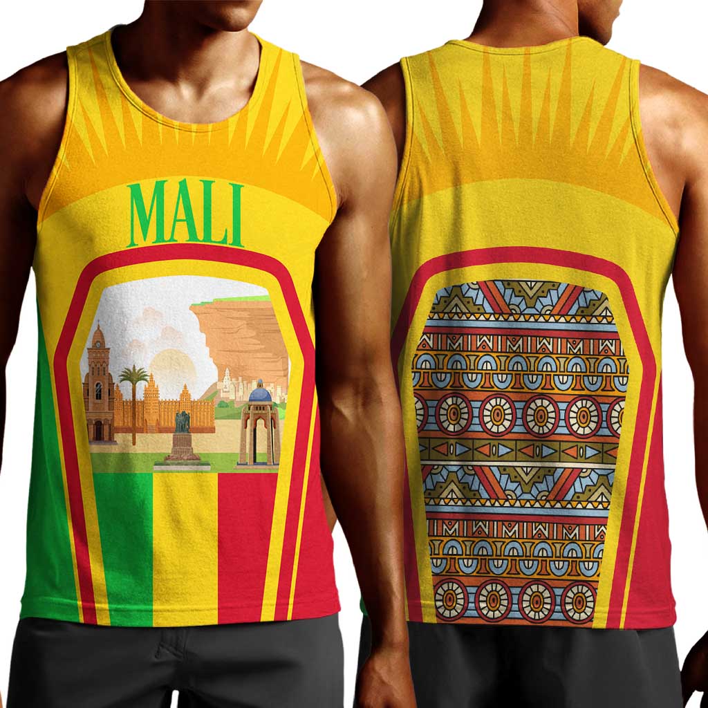 I Love Mali Men Tank Top Famous Tourist Destinations TS04