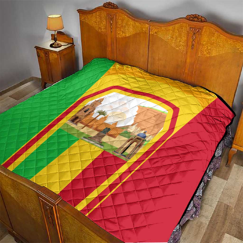 I Love Mali Quilt Famous Tourist Destinations TS04