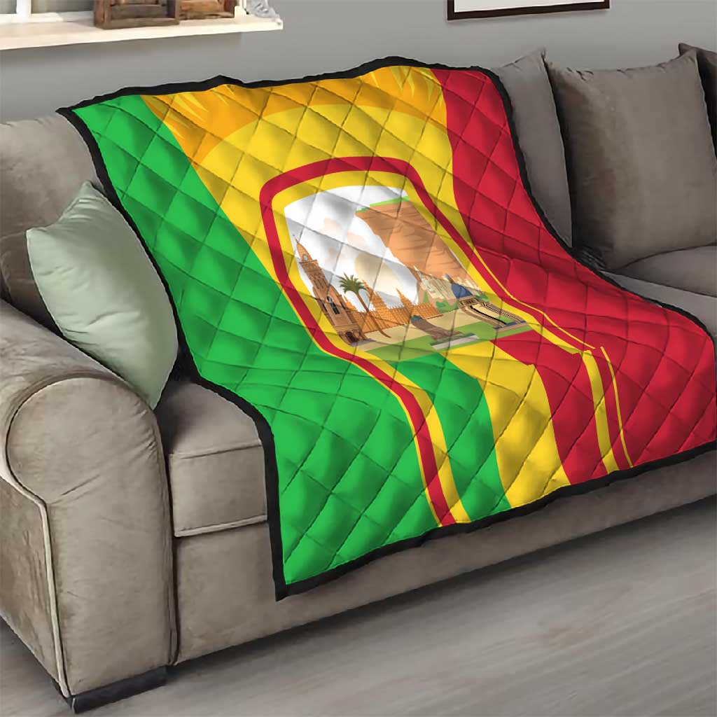 I Love Mali Quilt Famous Tourist Destinations TS04
