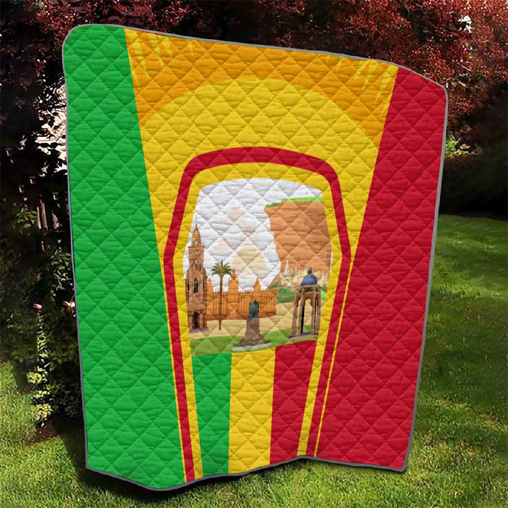 I Love Mali Quilt Famous Tourist Destinations TS04