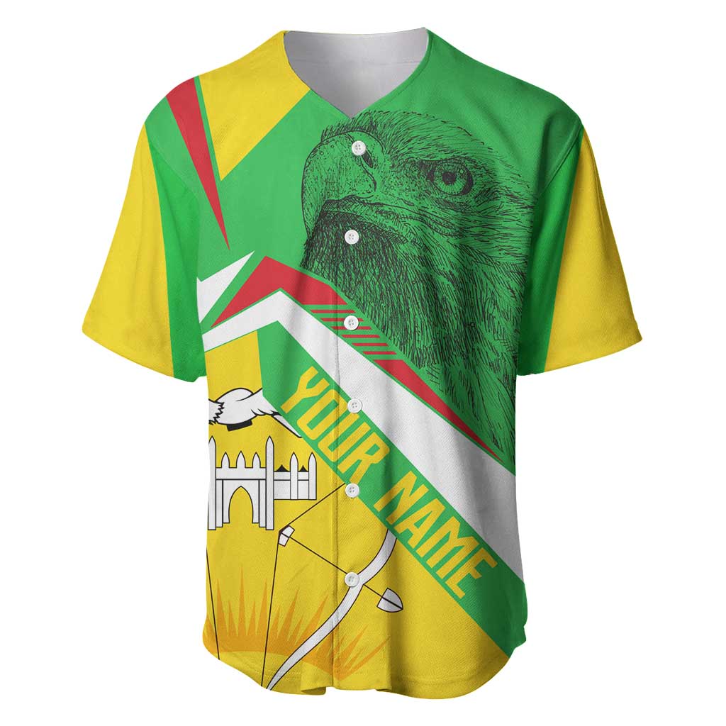 Mali Vulture Eagles Baseball Jersey African Pattern Flag Color TS04