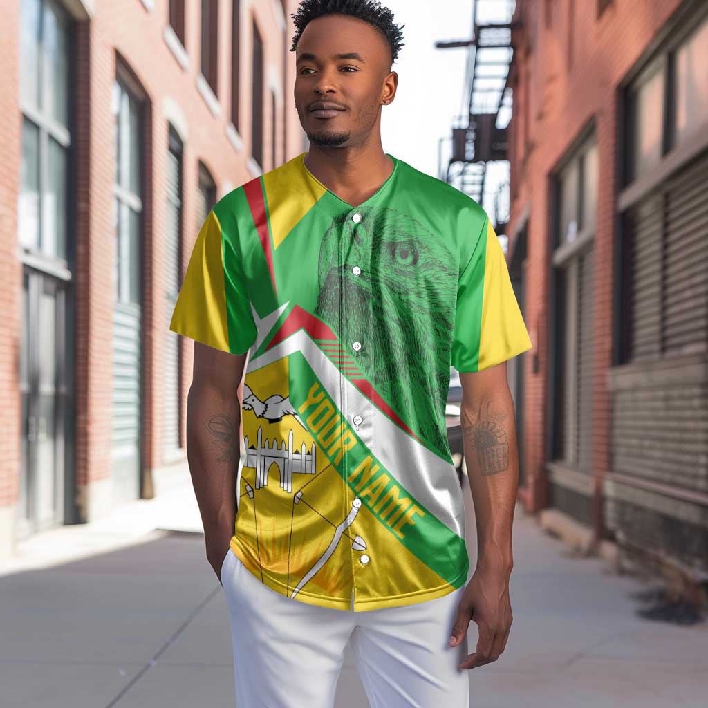 Mali Vulture Eagles Baseball Jersey African Pattern Flag Color TS04
