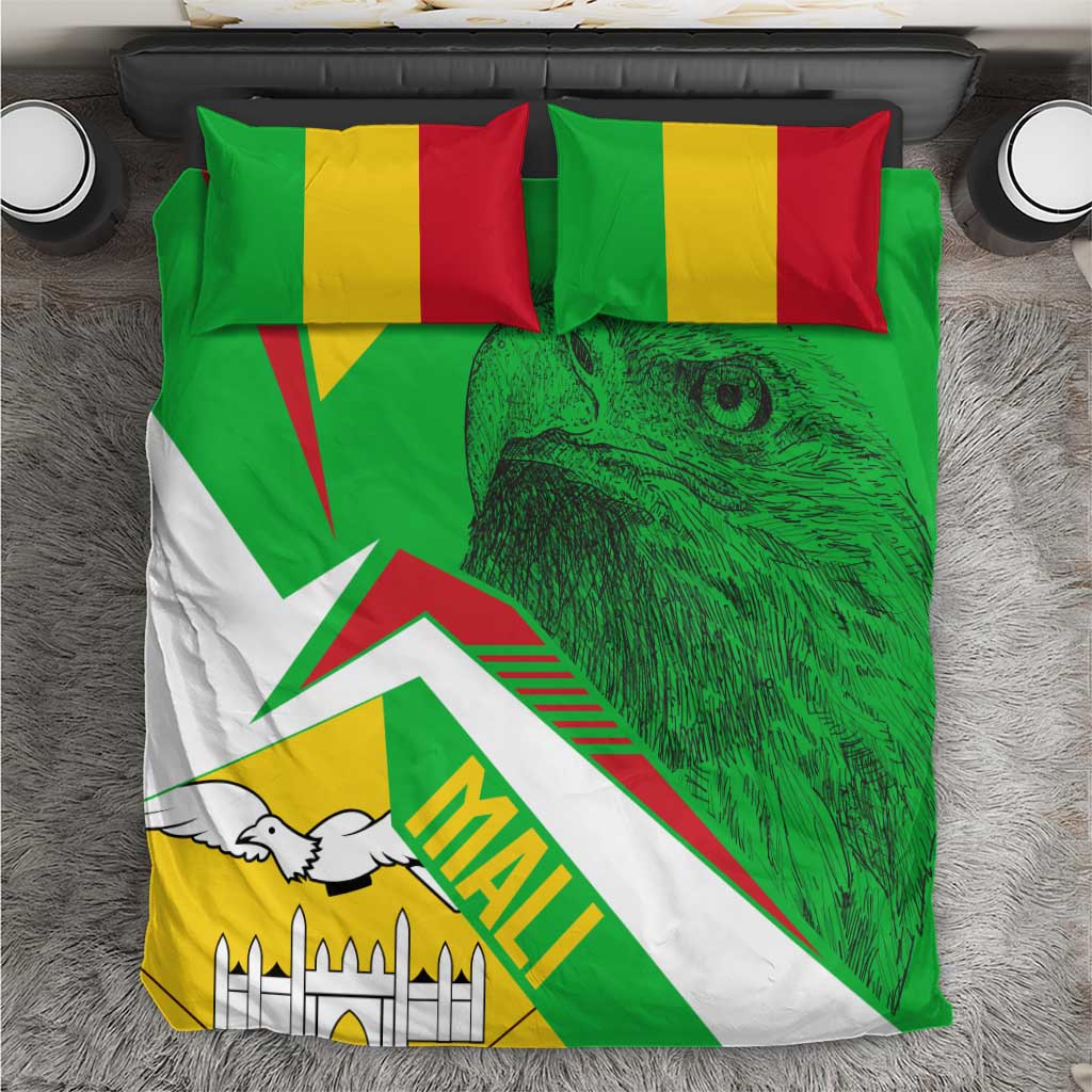 Mali Vulture Eagles Bedding Set African Pattern Flag Color TS04