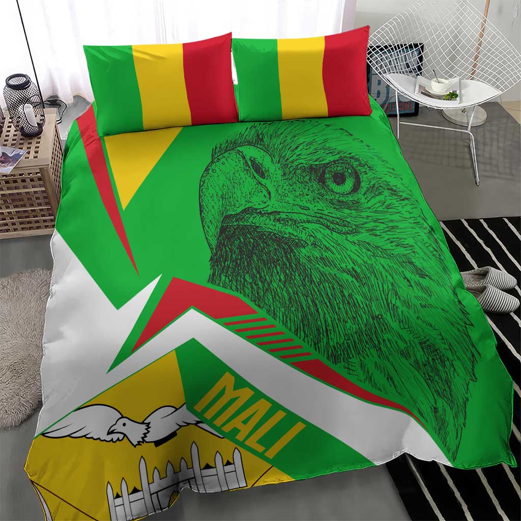 Mali Vulture Eagles Bedding Set African Pattern Flag Color TS04