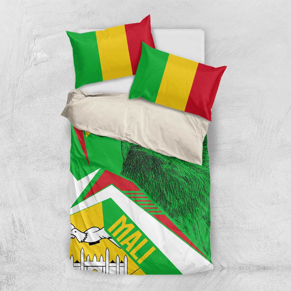 Mali Vulture Eagles Bedding Set African Pattern Flag Color TS04