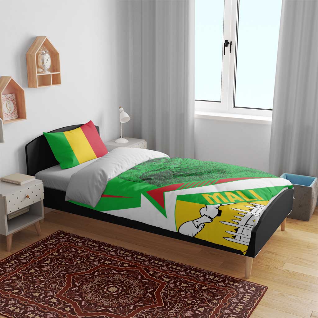 Mali Vulture Eagles Bedding Set African Pattern Flag Color TS04