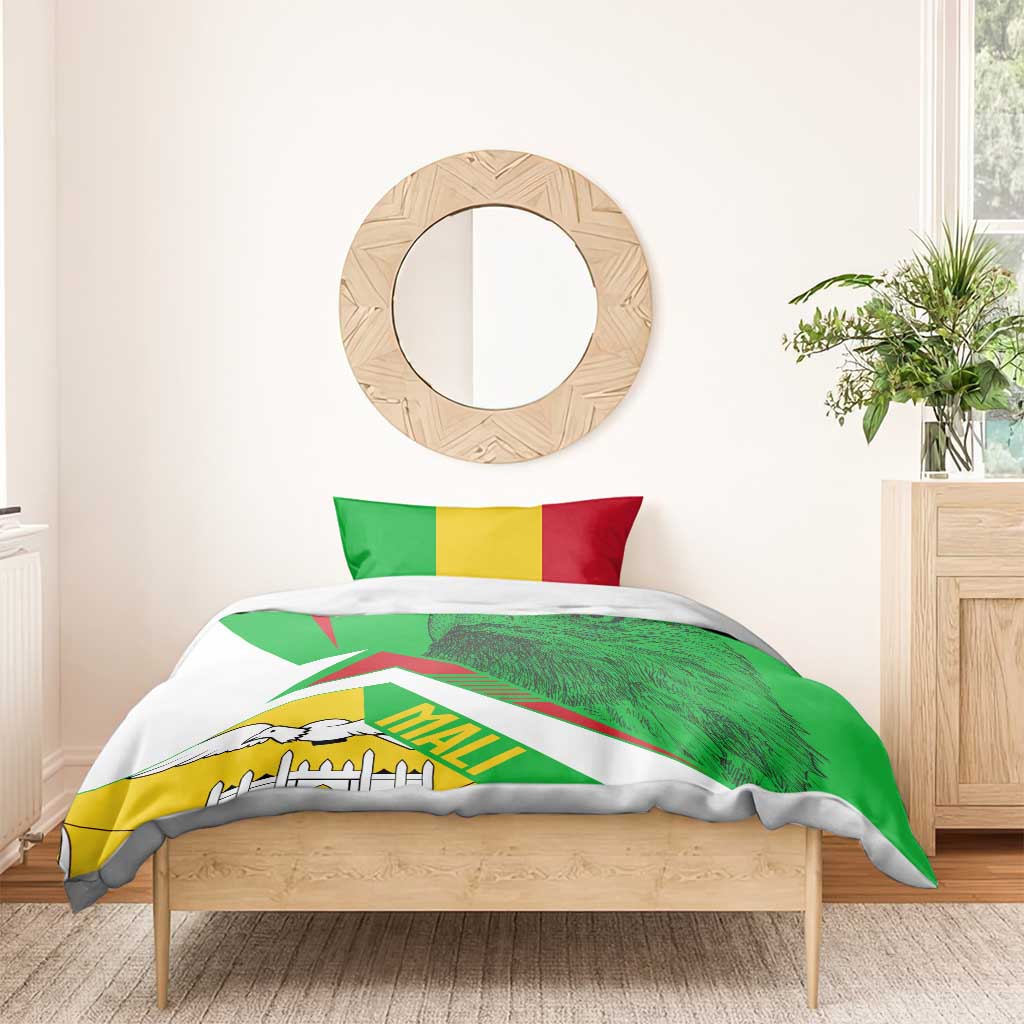 Mali Vulture Eagles Bedding Set African Pattern Flag Color TS04