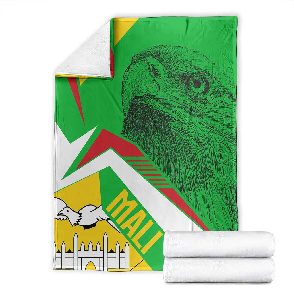 Mali Vulture Eagles Blanket African Pattern Flag Color TS04