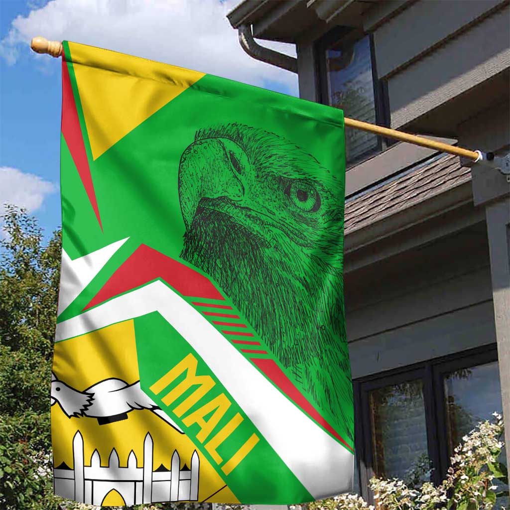 Mali Vulture Eagles Garden Flag African Pattern Flag Color TS04