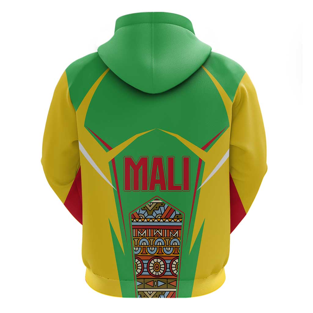 Mali Vulture Hoodie National Emblem Details & Traditional Patterns TS04