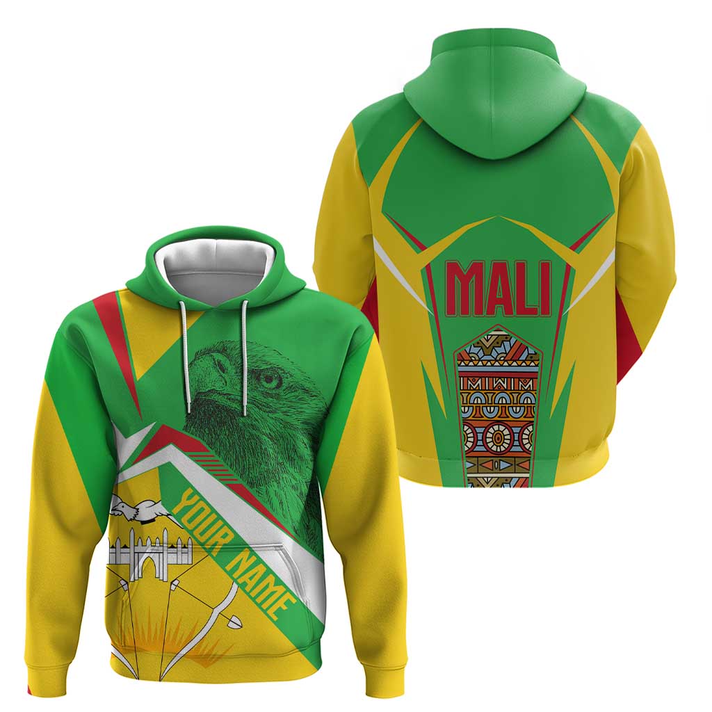 Mali Vulture Hoodie National Emblem Details & Traditional Patterns TS04
