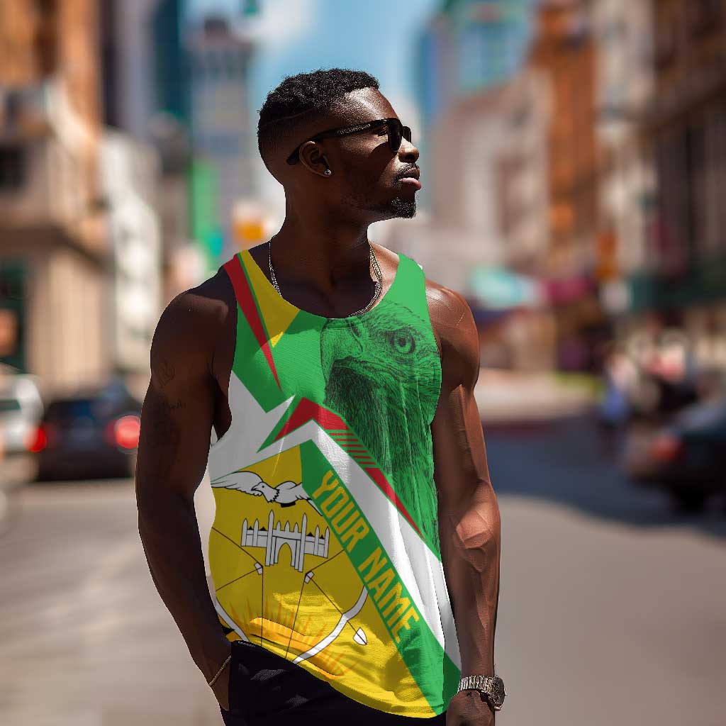 Mali Vulture Eagles Men Tank Top African Pattern Flag Color TS04