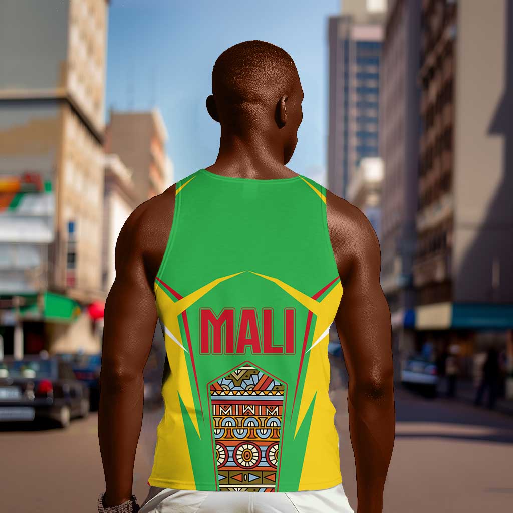 Mali Vulture Eagles Men Tank Top African Pattern Flag Color TS04