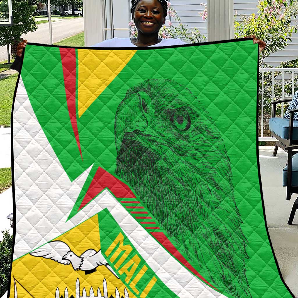 Mali Vulture Eagles Quilt African Pattern Flag Color TS04