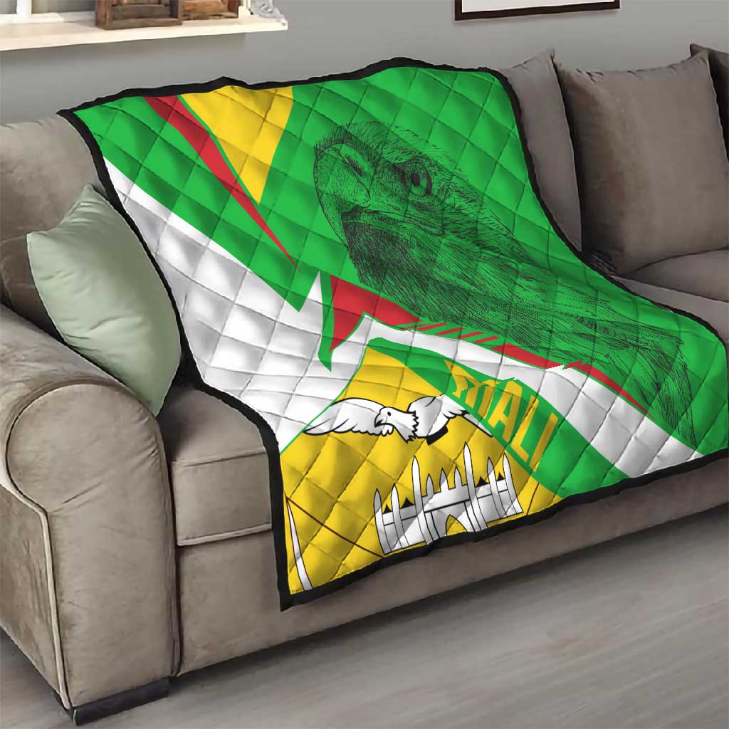Mali Vulture Eagles Quilt African Pattern Flag Color TS04