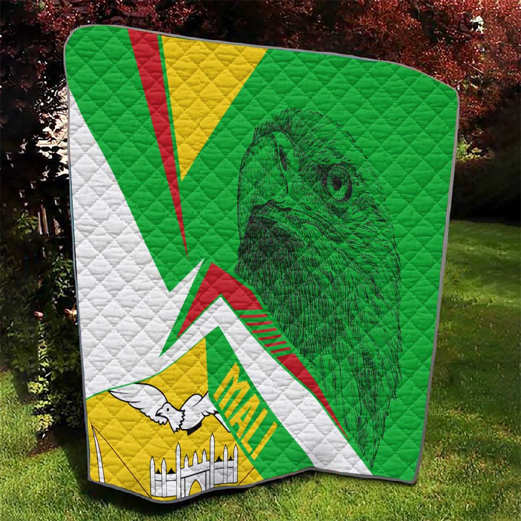 Mali Vulture Eagles Quilt African Pattern Flag Color TS04