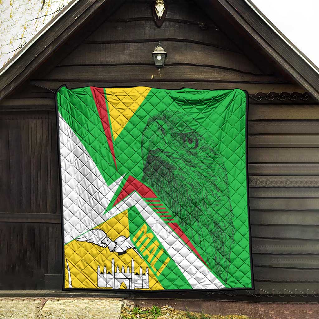 Mali Vulture Eagles Quilt African Pattern Flag Color TS04