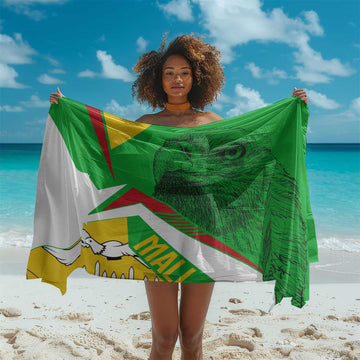 Mali Vulture Eagles Sarong African Pattern Flag Color TS04