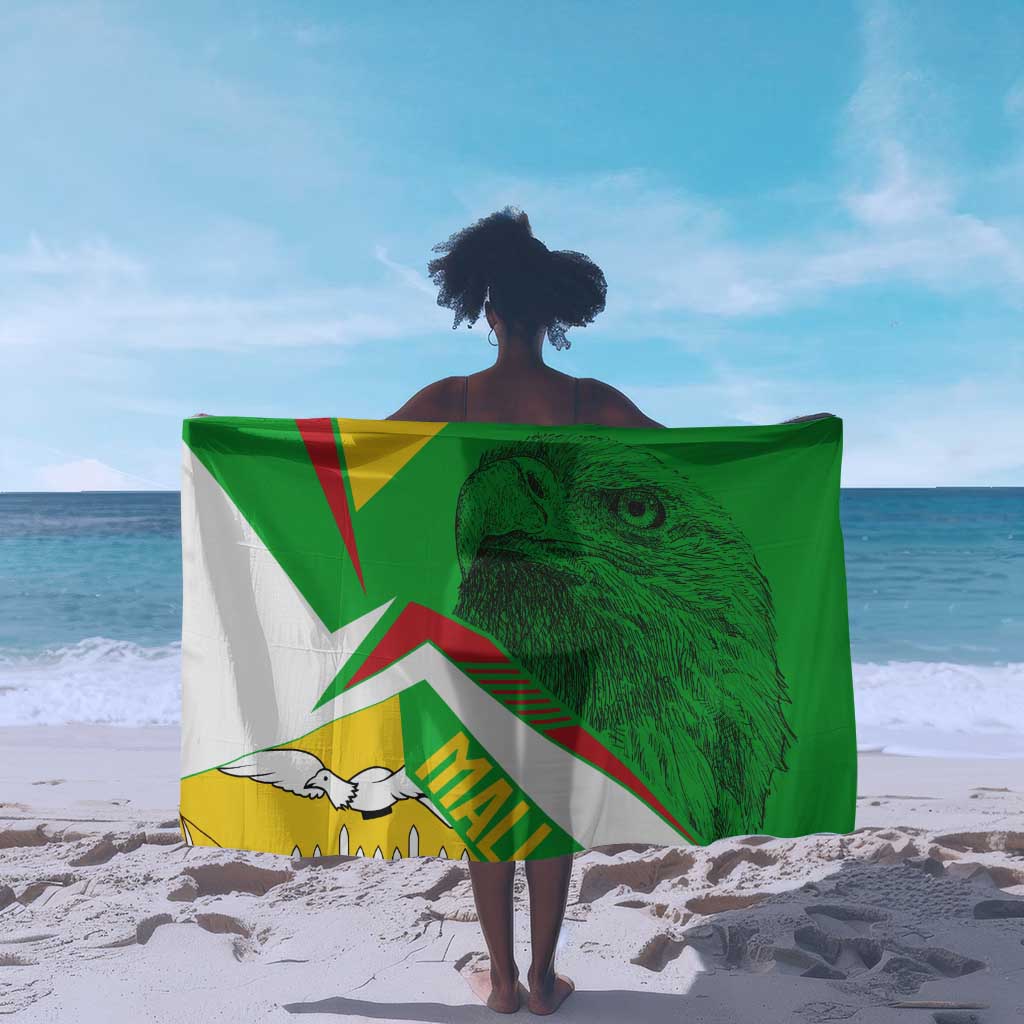 Mali Vulture Eagles Sarong African Pattern Flag Color TS04