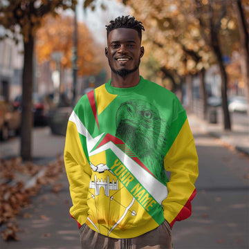 Mali Vulture Eagles Sweatshirt African Pattern Flag Color TS04