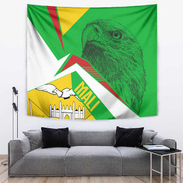 Mali Vulture Eagles Tapestry African Pattern Flag Color TS04