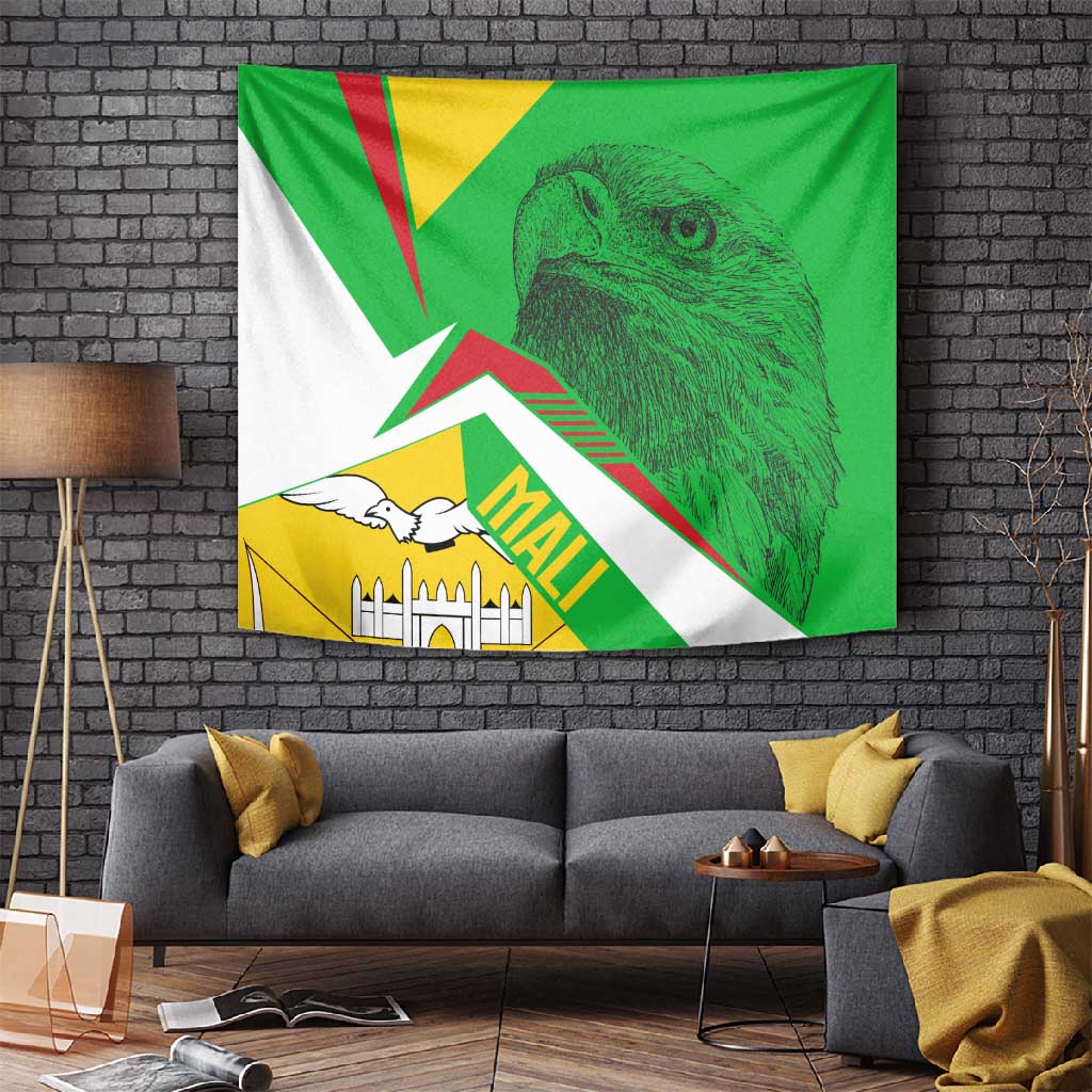 Mali Vulture Eagles Tapestry African Pattern Flag Color TS04