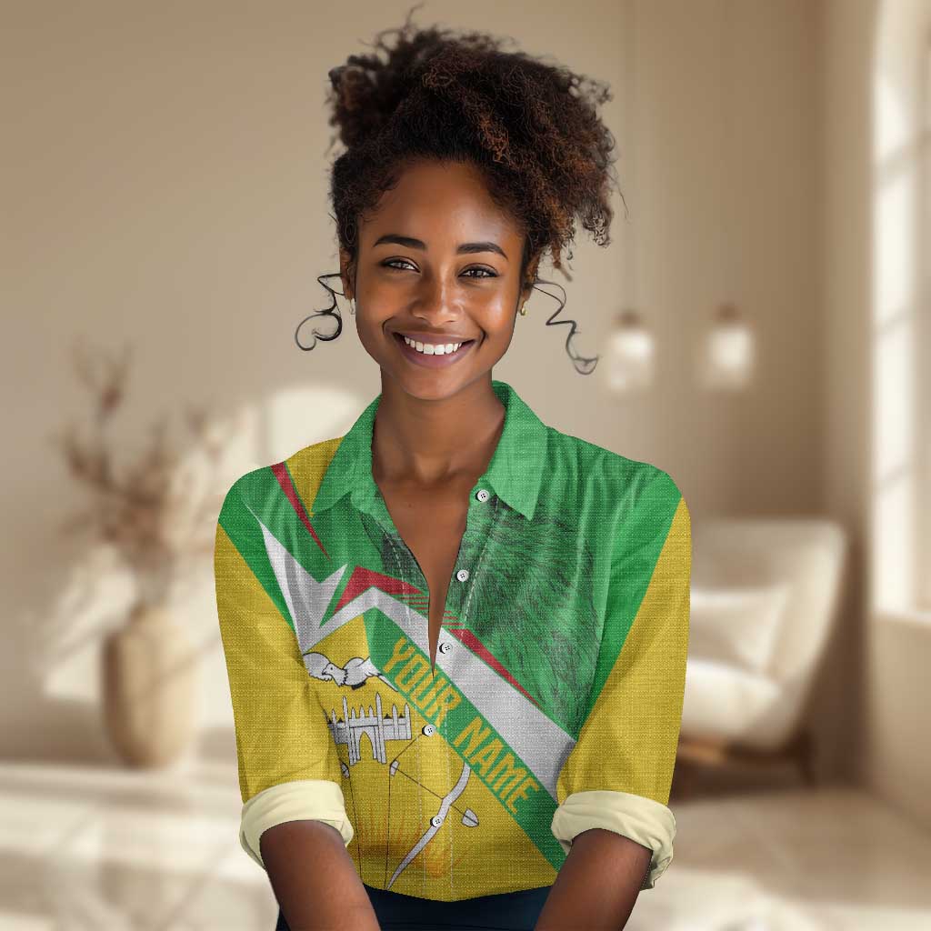 Mali Vulture Eagles Women Casual Shirt African Pattern Flag Color TS04