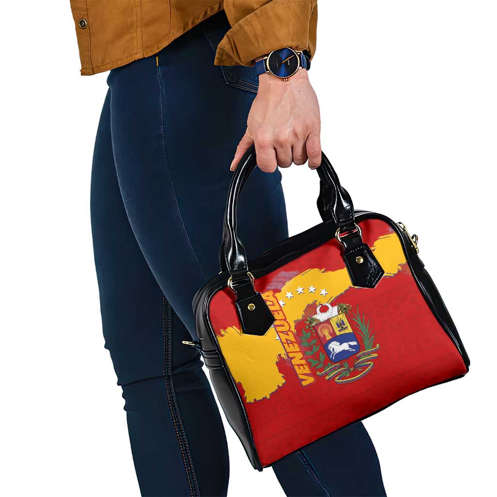 Venezuela Shoulder Handbag with National Coat of Arms Flag Map Spirit TS04