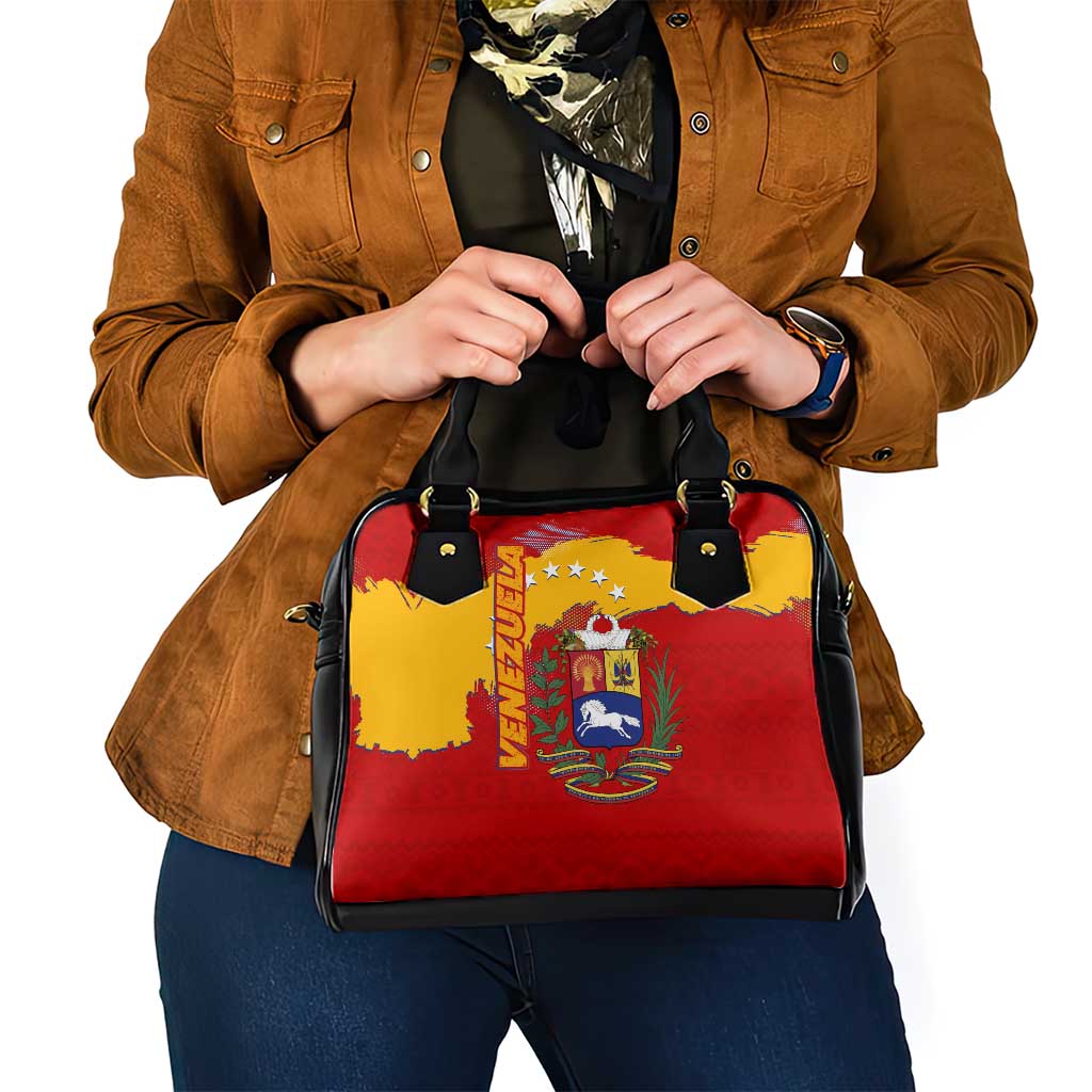Venezuela Shoulder Handbag with National Coat of Arms Flag Map Spirit TS04