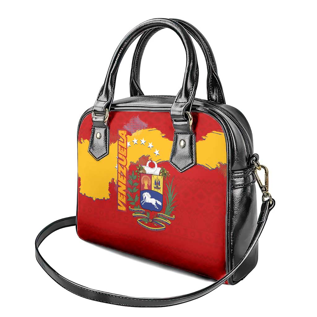 Venezuela Shoulder Handbag with National Coat of Arms Flag Map Spirit TS04