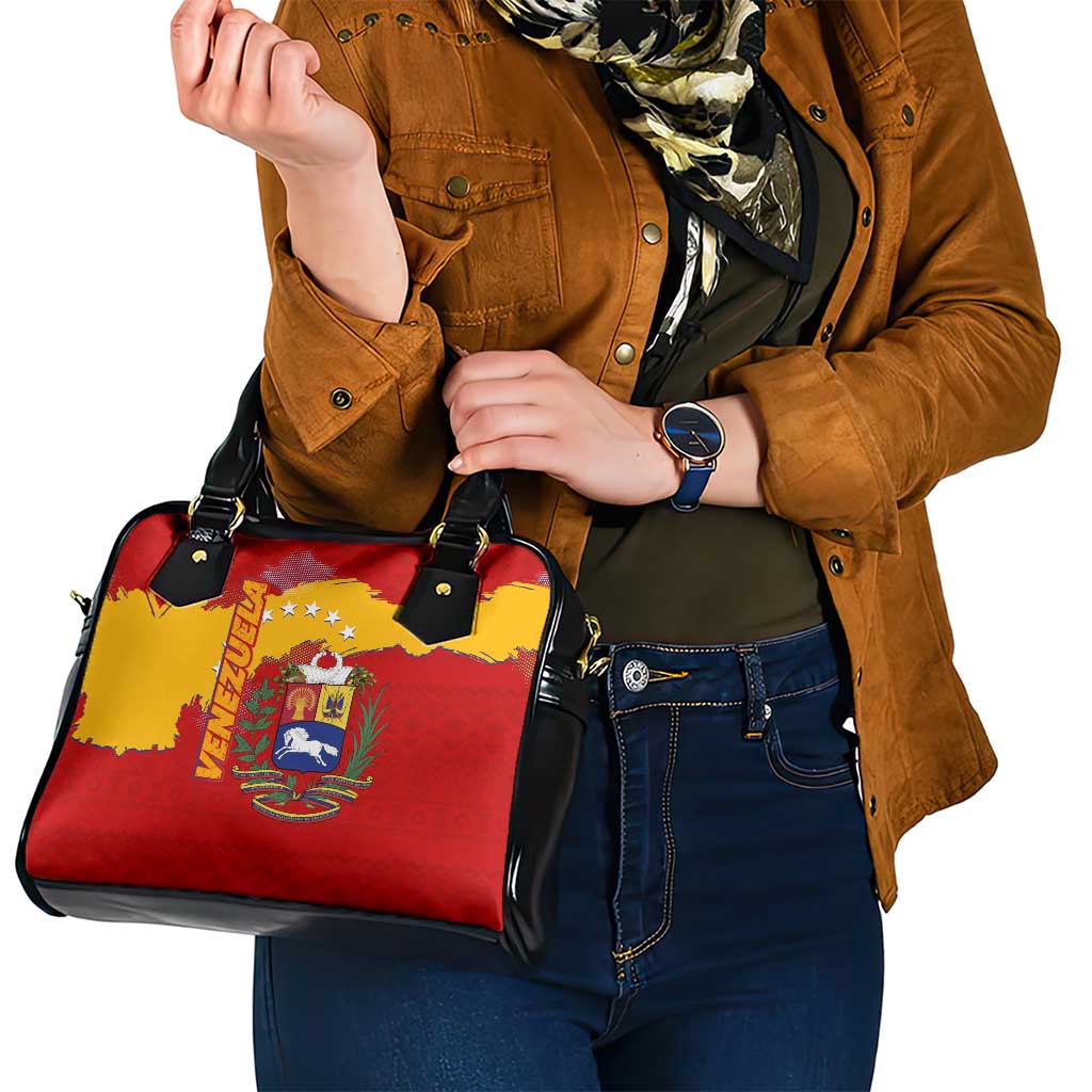 Venezuela Shoulder Handbag with National Coat of Arms Flag Map Spirit TS04