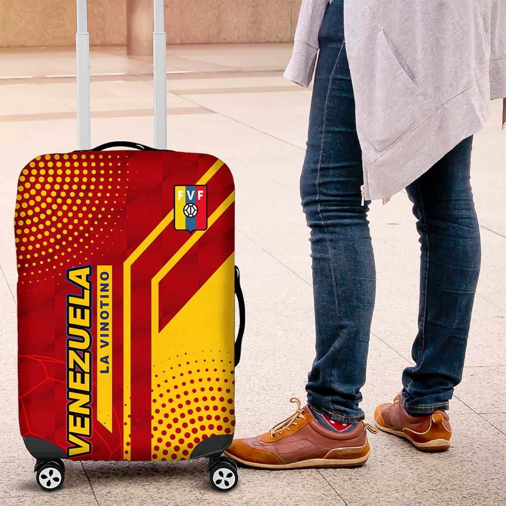 Venezuela Luggage Cover with La Vinotinto Football Federation Red Yellow Spirit TS04