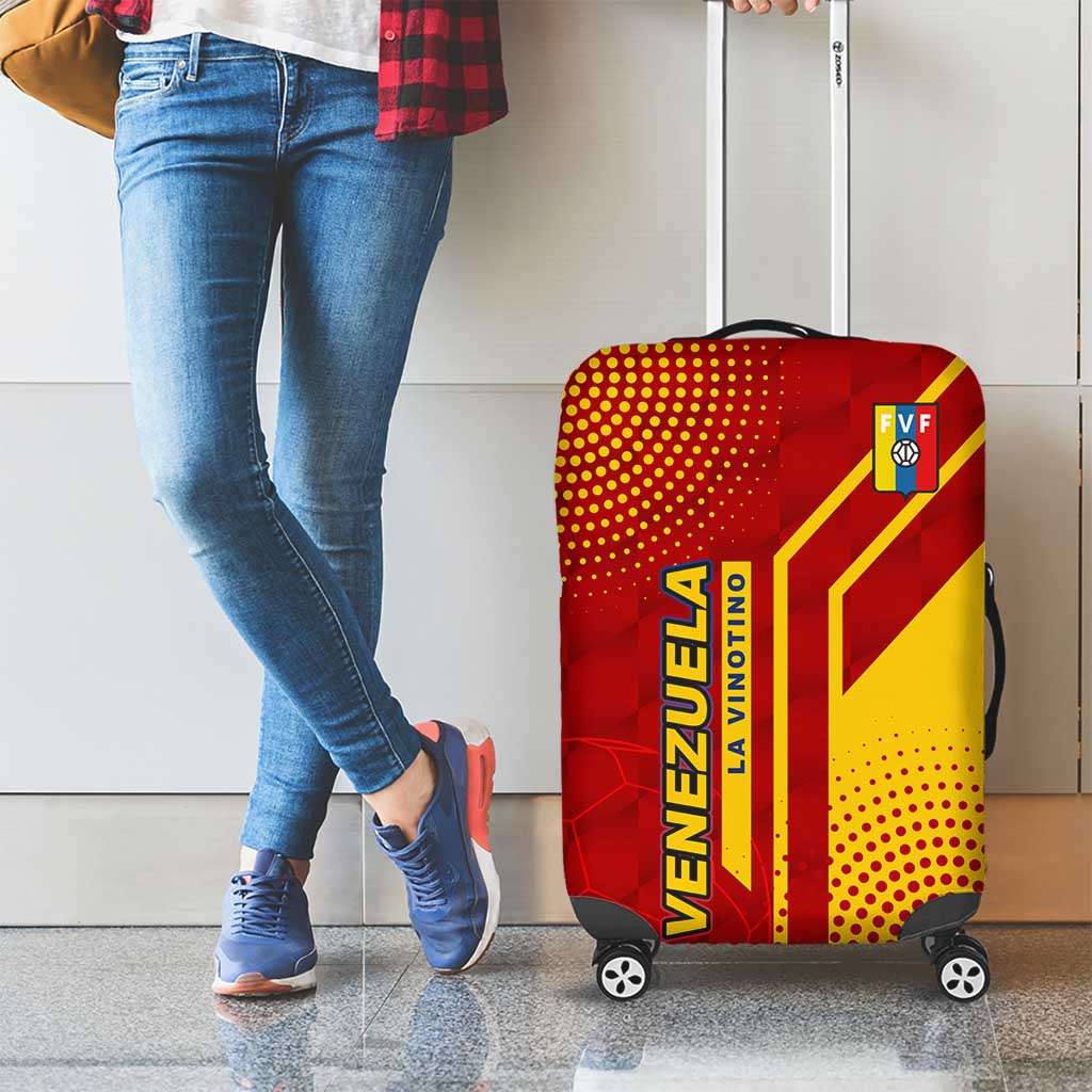 Venezuela Luggage Cover with La Vinotinto Football Federation Red Yellow Spirit TS04