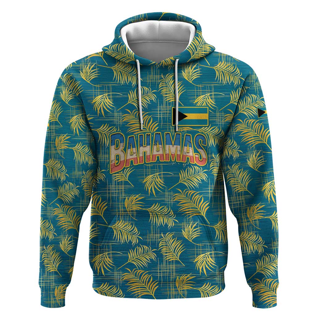 Bahamas Hoodie with Tropical Beach Sunset Palm Tree Ocean Spirit TS04