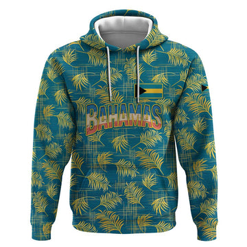 Bahamas Hoodie with Tropical Beach Sunset Palm Tree Ocean Spirit TS04
