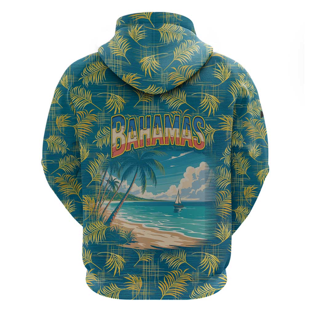 Bahamas Hoodie with Tropical Beach Sunset Palm Tree Ocean Spirit TS04