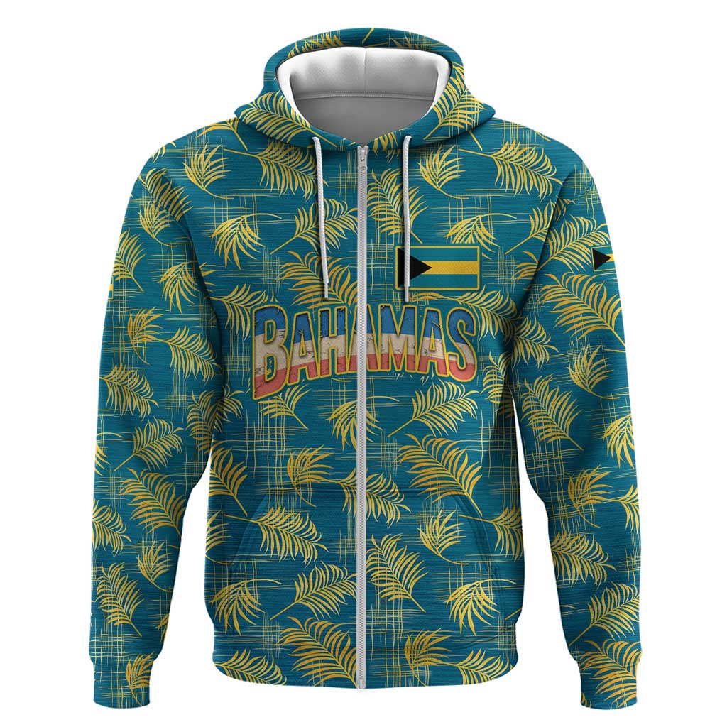 Bahamas Hoodie with Tropical Beach Sunset Palm Tree Ocean Spirit TS04