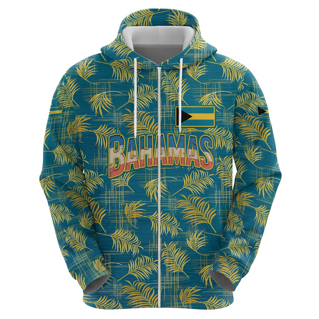 Bahamas Hoodie with Tropical Beach Sunset Palm Tree Ocean Spirit TS04