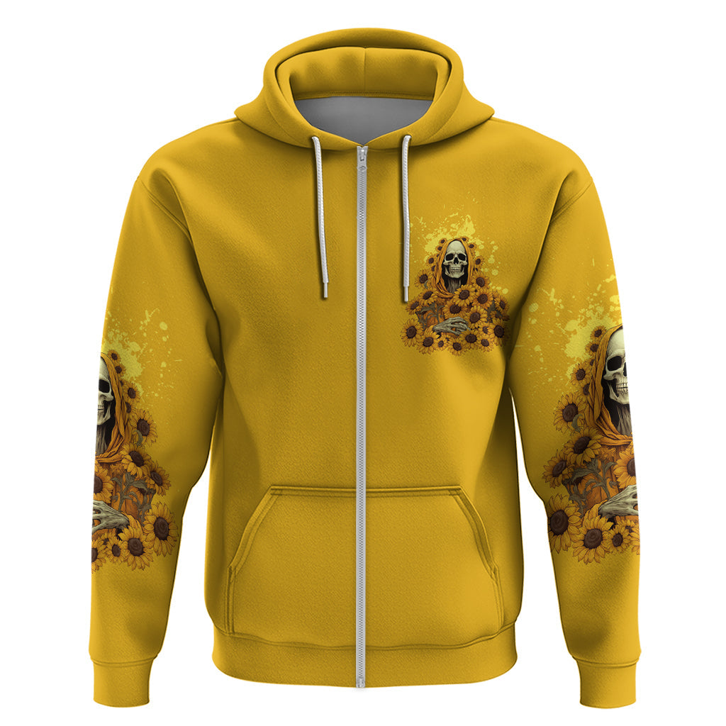 I'm Blunt Because God Rolled Me Sunflower Reaper Hoodie TS04