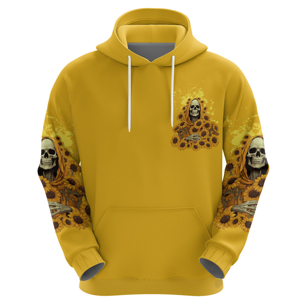 I'm Blunt Because God Rolled Me Sunflower Reaper Hoodie TS04