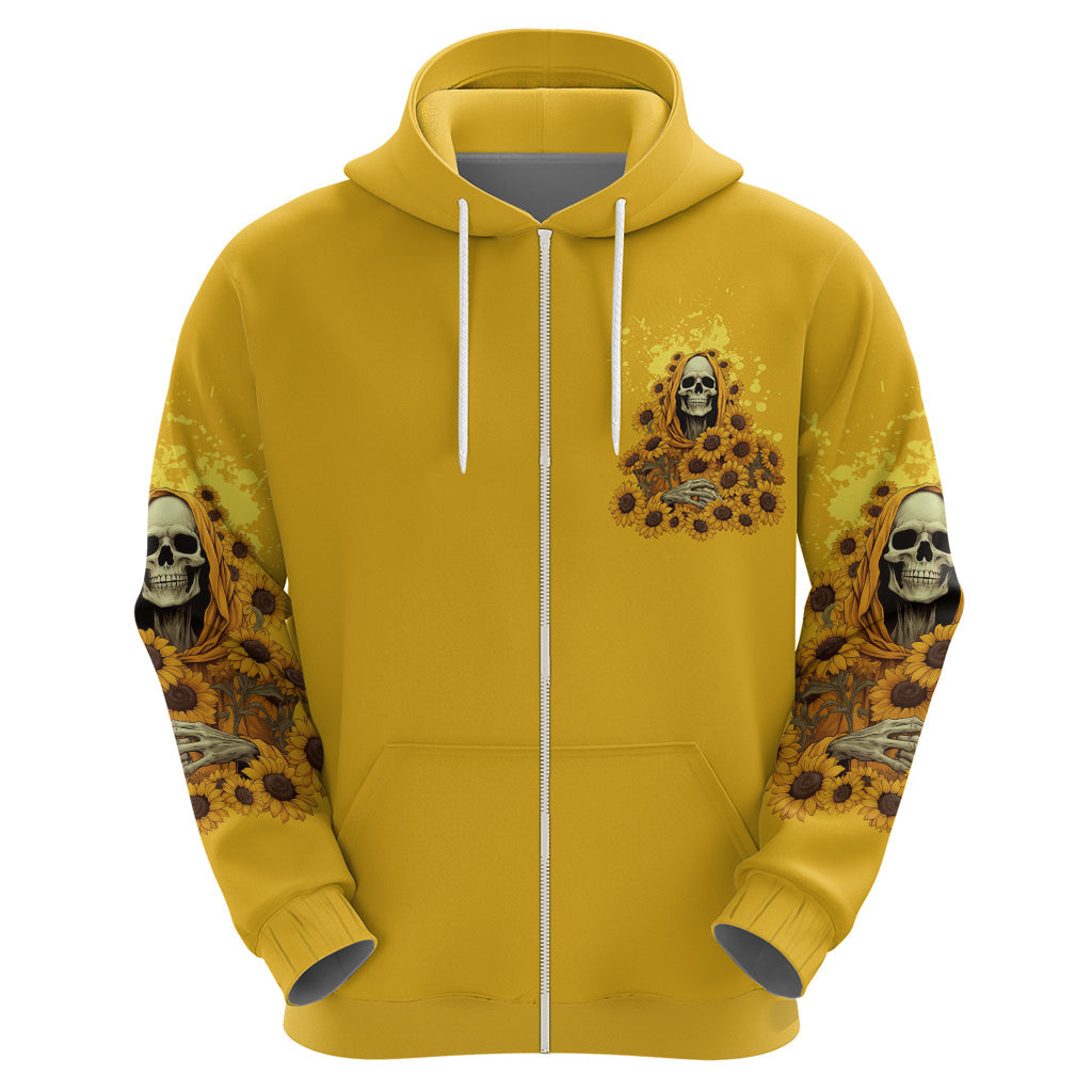 I'm Blunt Because God Rolled Me Sunflower Reaper Hoodie TS04