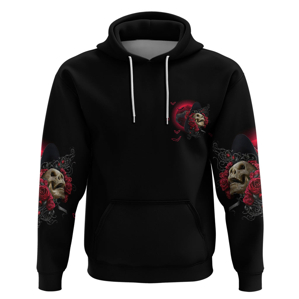 In A World Full Of Princesses Be A Witch Rose Skull Hoodie TS04